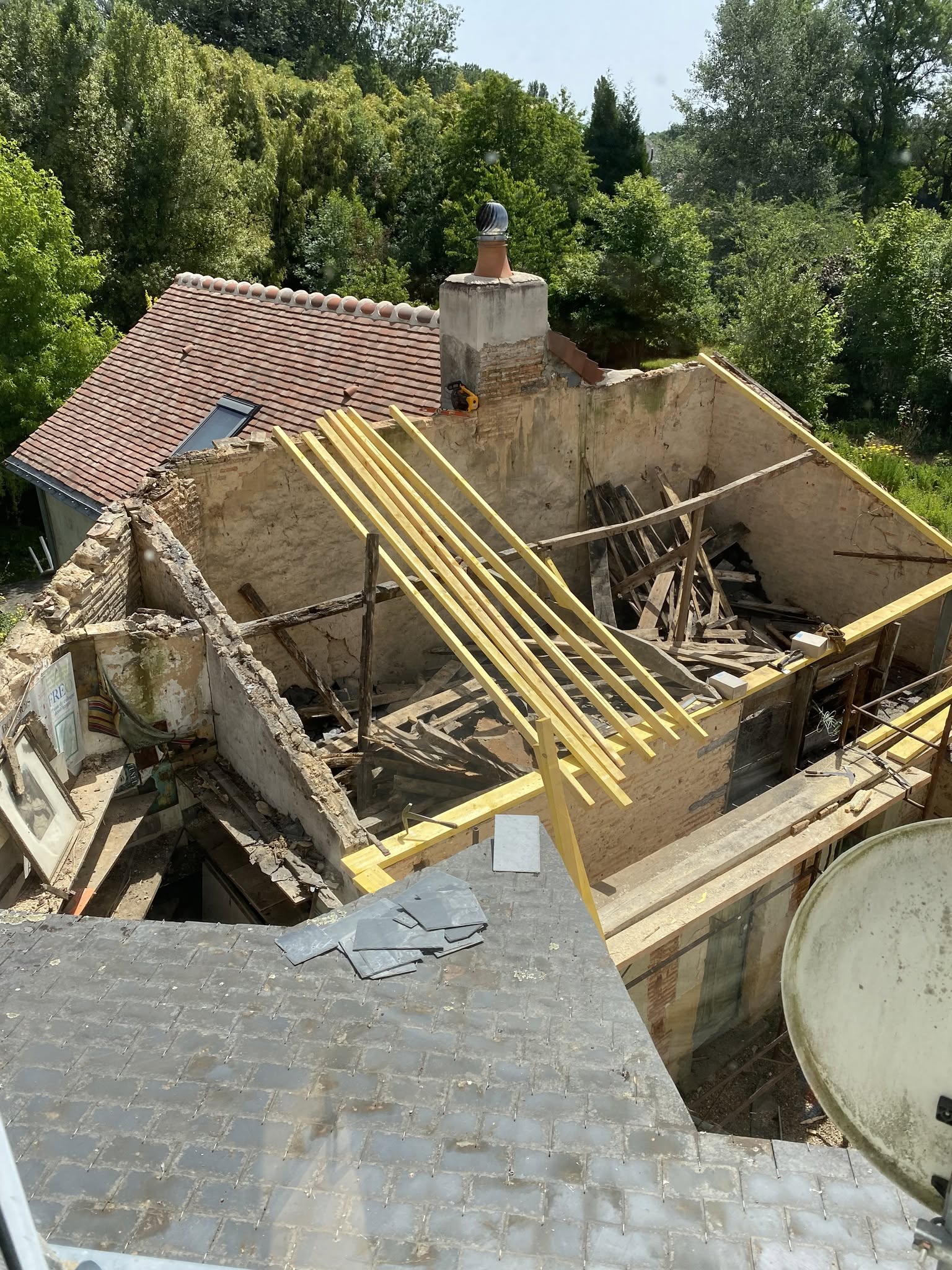 Nettoyage toiture Saumur